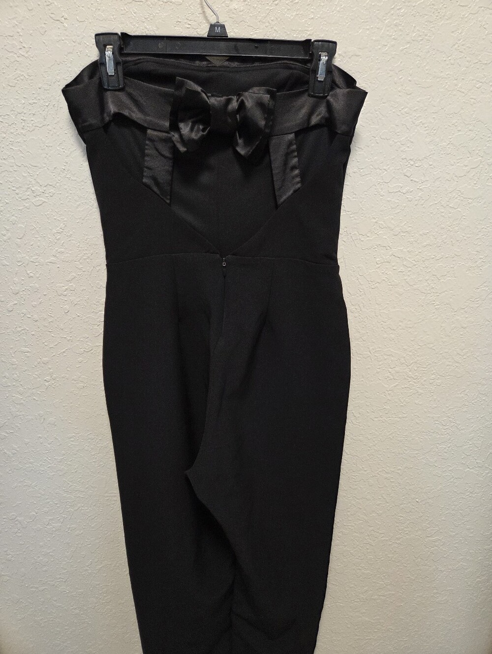 Bershka Strapless Black Jumpsuit - Elegant Evening Wear - Picture 5 of 5